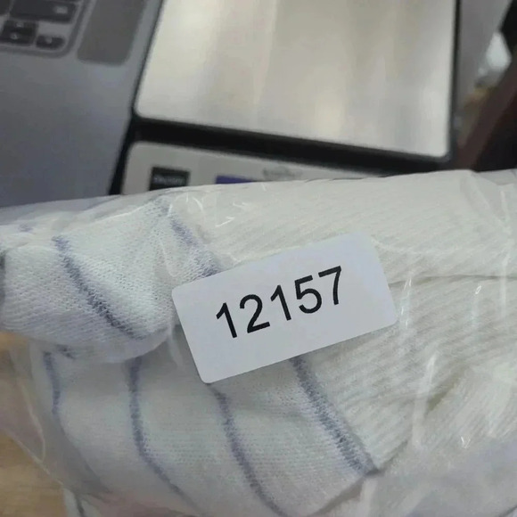 Cynthia Rowley Womens XL Striped Knit Cardigan Sweater 100% Linen 6PT - Picture 5 of 5